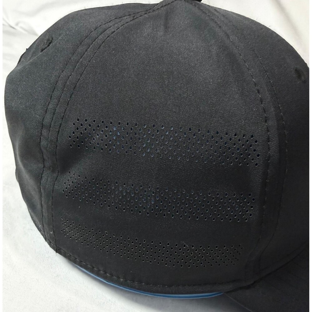 Adidas Originals Trefoil Hat Black Perforated Performance Relaxed Strapback NWT - Picture 6 of 8